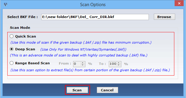 bkf file scanning option